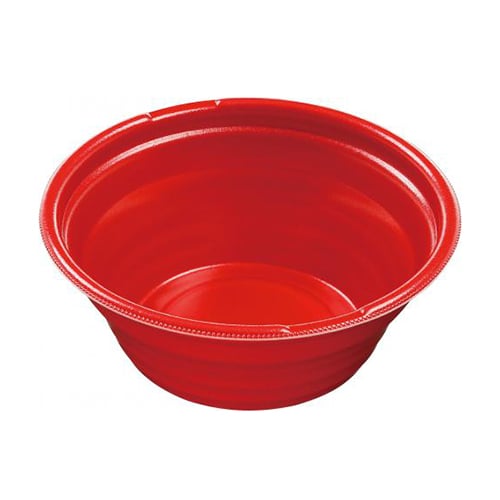 エフピコ 麺容器 MFPホット麺N 本体 18（71） M赤W 50枚/袋（ご注文単位9袋）【直送品】