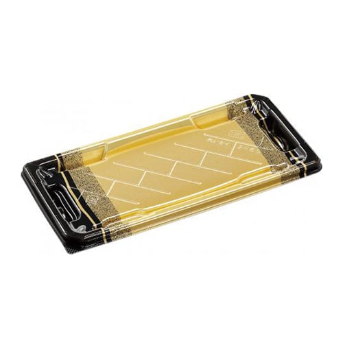 エフピコ 寿司容器 麗角 本体 2-6S S箔おし金 50枚/袋（ご注文単位12袋）【直送品】