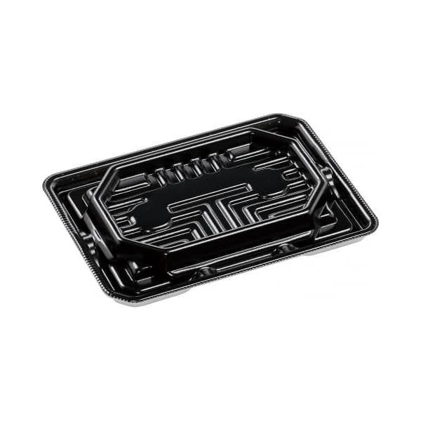エフピコ 刺身容器 涼角 本体 17-12 黒 50枚/袋（ご注文単位20袋）【直送品】