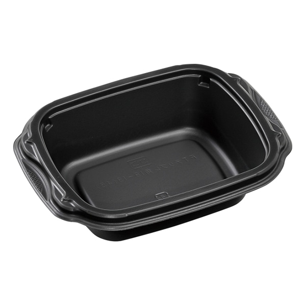 エフピコ 冷凍対応容器　FTデリプレ　本体 角18-13（45） 耐寒黒 50枚/袋（ご注文単位18袋）【直送品】