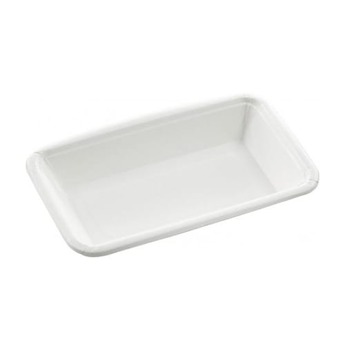 エフピコ 紙製汎用トレー 角紙トレー A12-27V 白FSM 50枚/袋（ご注文単位16袋）【直送品】