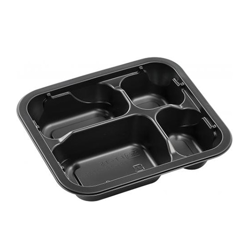 エフピコ 冷凍対応弁当容器 FT-TS 18-16-1（35） 耐寒黒 50枚/袋（ご注文単位12袋）【直送品】