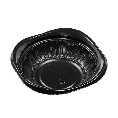 エフピコ 冷凍対応ボウル容器 FTデリボウル 13（37） 耐寒黒 50枚/袋（ご注文単位30袋）【直送品】