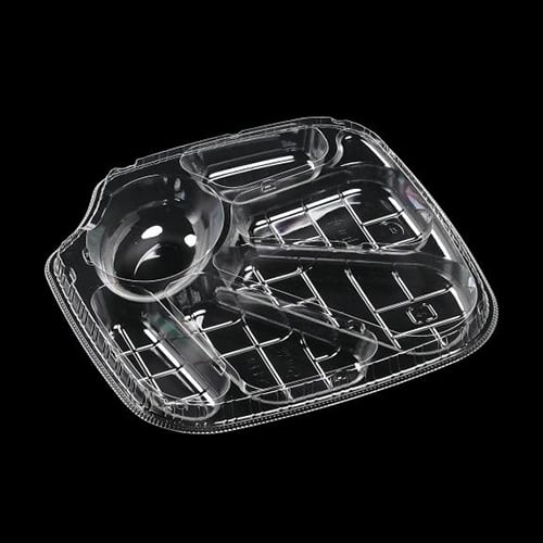 エフピコ 冷麺容器 APオルカク 中皿3 17-17 100枚/袋（ご注文単位18袋）【直送品】
