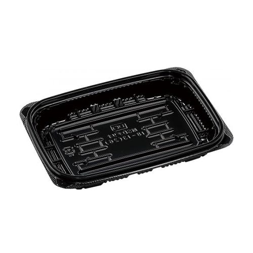 エフピコ 惣菜容器 MSDデリオ 本体 18-13（26） 黒 50枚/袋（ご注文単位24袋）【直送品】