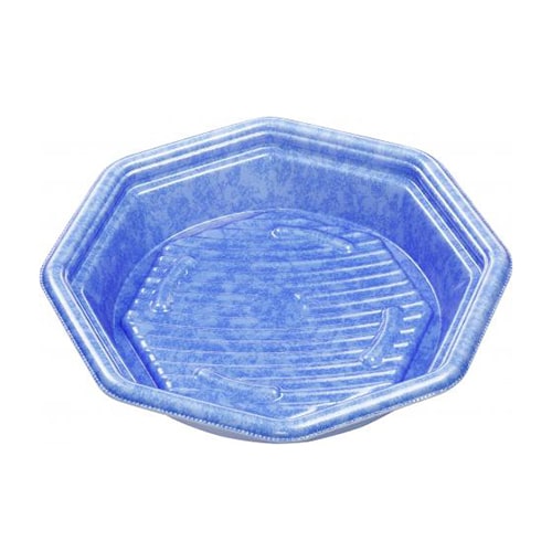 エフピコ 冷麺容器 グラブ八角 本体 21-21（40） 青磁ブルー 50枚/袋（ご注文単位9袋）【直送品】