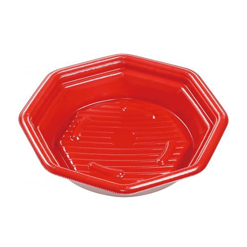 エフピコ 冷麺容器 グラブ八角 本体 20-20（40） 赤 50枚/袋（ご注文単位9袋）【直送品】
