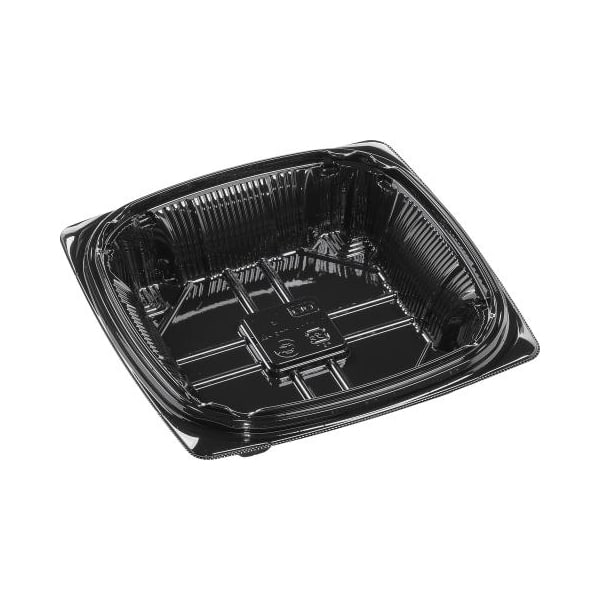 エフピコ サラダ容器 APカミン 本体 18-18(41) エコ黒 50枚/袋(ご注文単位16袋)【直送品】
