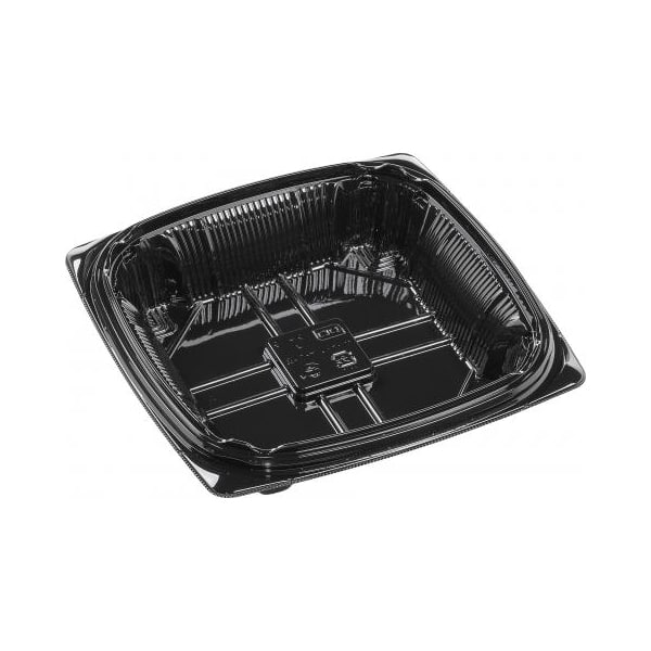 エフピコ サラダ容器 APカミン 本体 19-19(41) エコ黒 50枚/袋(ご注文単位12袋)【直送品】