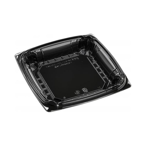 エフピコ サラダ容器 APカミン 本体 22-22(36) エコ黒 50枚/袋(ご注文単位12袋)【直送品】