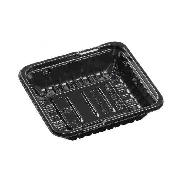 エフピコ 弁当容器 MSD箱弁 本体 15-13(35) 黒 50枚/袋(ご注文単位30袋)【直送品】