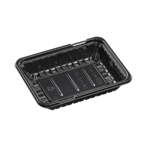 エフピコ 弁当容器 MSD箱弁 本体 18-13(35) 黒 50枚/袋(ご注文単位30袋)【直送品】