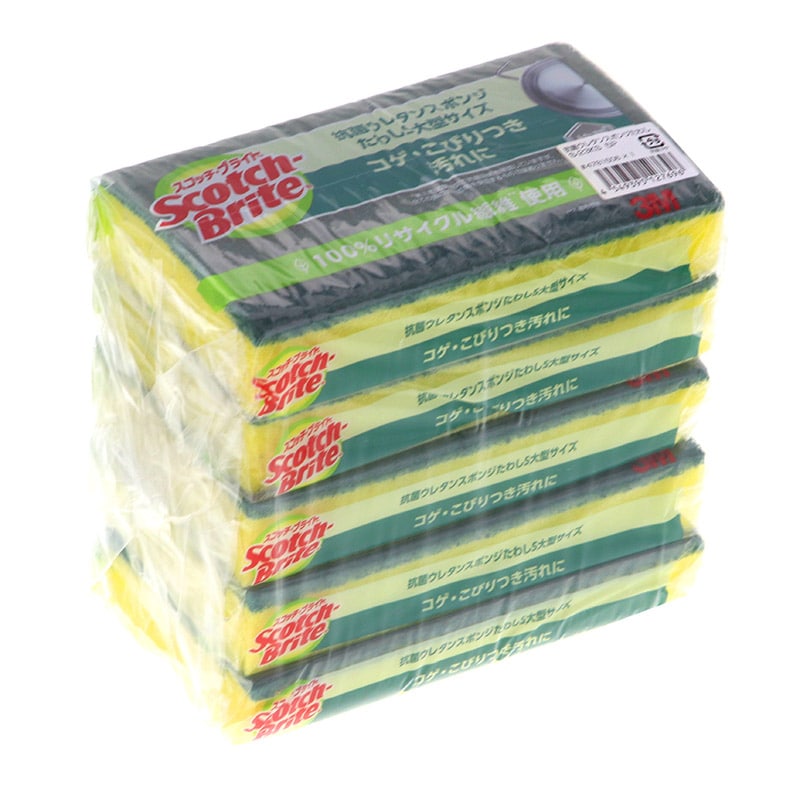 スリーエムジャパン スコッチブライト ウレタンスポンジたわし S-23KS 5個/袋