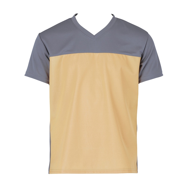 入浴介護Tシャツ　403340　M　オレンジ   1枚（ご注文単位1枚）【直送品】