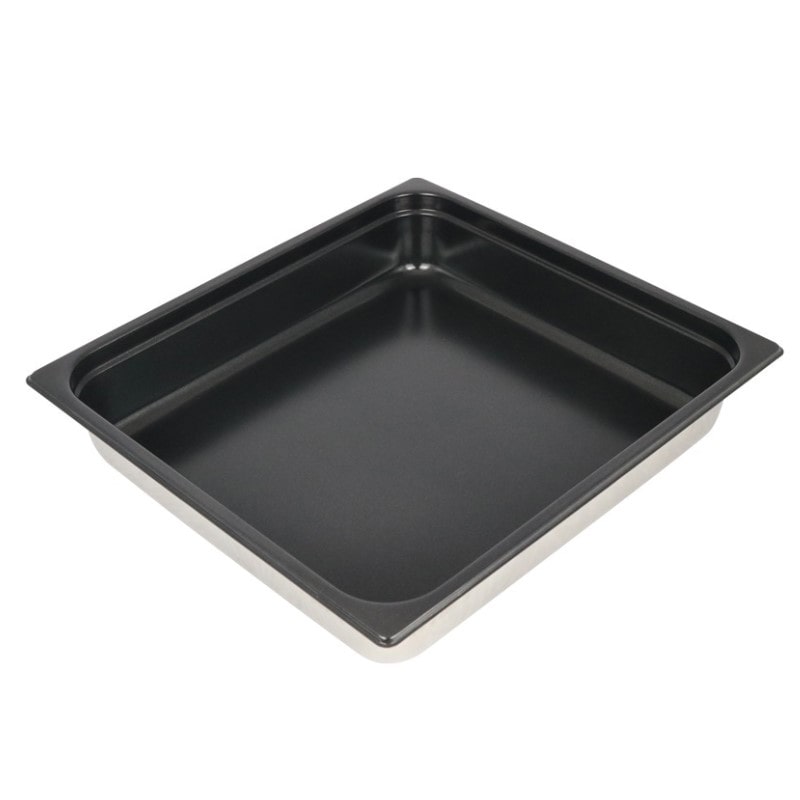 スギコ産業 18-8 セラミック加工 スーパーDXパン 2／3サイズ H65mm SA1783-SH-1872SWCR 1個（ご注文単位1個）【直送品】