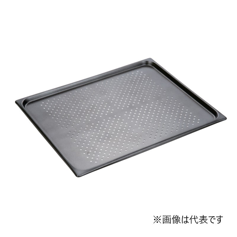 スギコ産業 18-8 スーパーデラックスパン 穴明 ノンスティック加工 2／1 H20mm ST1171-SH-2221E20TP 1個（ご注文単位1個）【直送品】