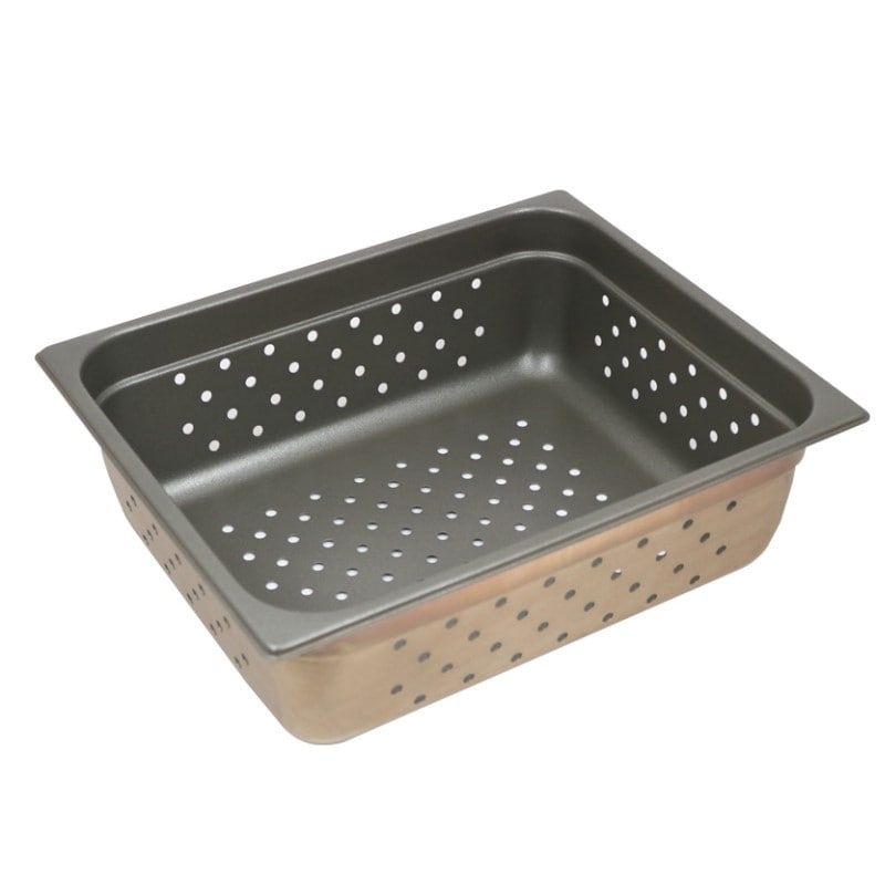 スギコ産業 18-8 スーパーデラックスパン 穴明 ノンスティック加工 1/2 H150mm ST1188-SH-1526SWTP 1個(ご注文単位1個)【直送品】