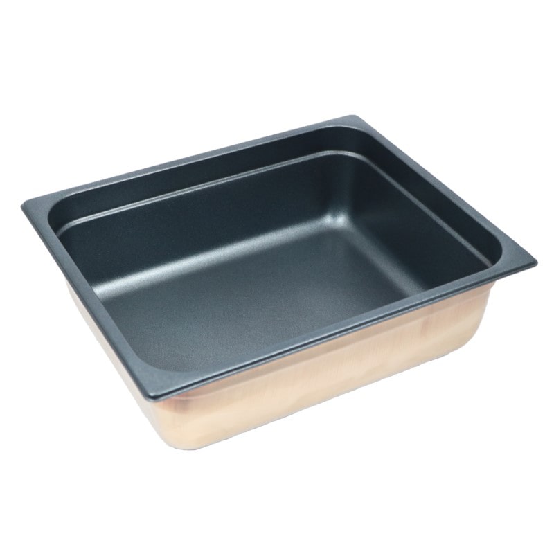 スギコ産業 ホテルパン スーパーデラックスパン ノンスティック加工 1/2 H100mm ST1156-SH-1524SWT 1個(ご注文単位1個)【直送品】