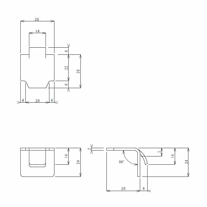 スギコ産業 棚受金具 TO-83用 TO-83NH TA0573-TO-83NH 1個（ご注文単位1個）【直送品】