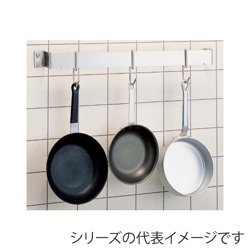 スギコ産業 18-8 ウォールポットラック 壁取付タイプ 中 TA2462-TO-775M 1個（ご注文単位1個）【直送品】