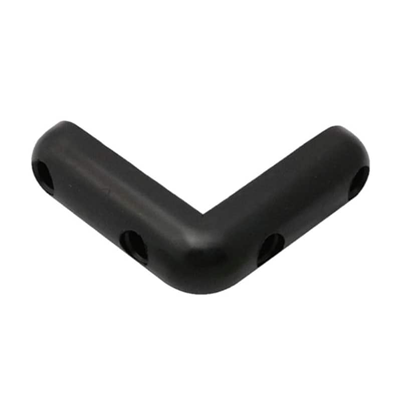 スギコ産業 L型コーナーゴム 甲丸型 黒 TA1385-TO-203NBC 1個(ご注文単位1個)【直送品】