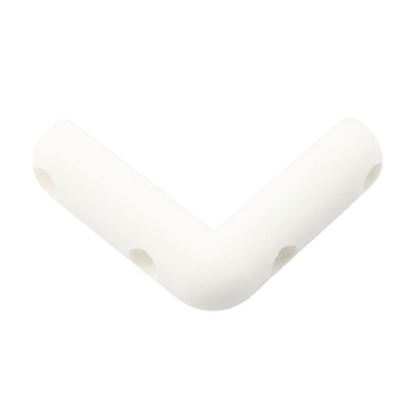 スギコ産業 L型コーナーゴム 甲丸型 白 TA1386-TO-203NWC 1個(ご注文単位1個)【直送品】