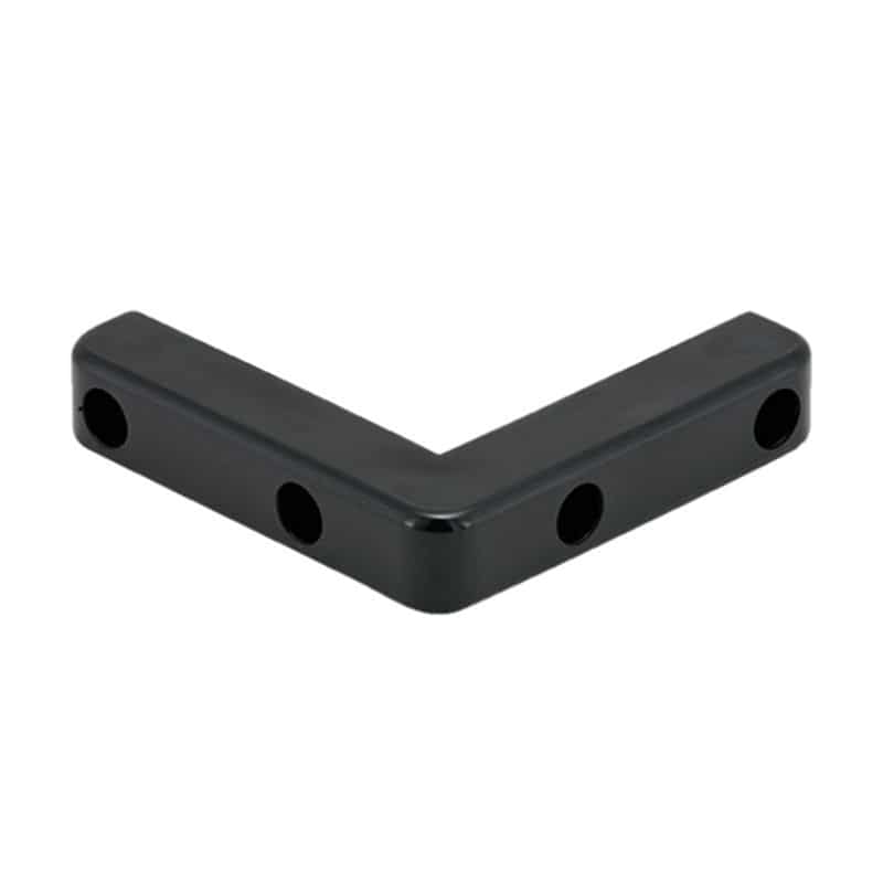 スギコ産業 樹脂製コーナーゴム ワッシャー入 小 黒 TA4656-TO-203CB 1個（ご注文単位1個）【直送品】