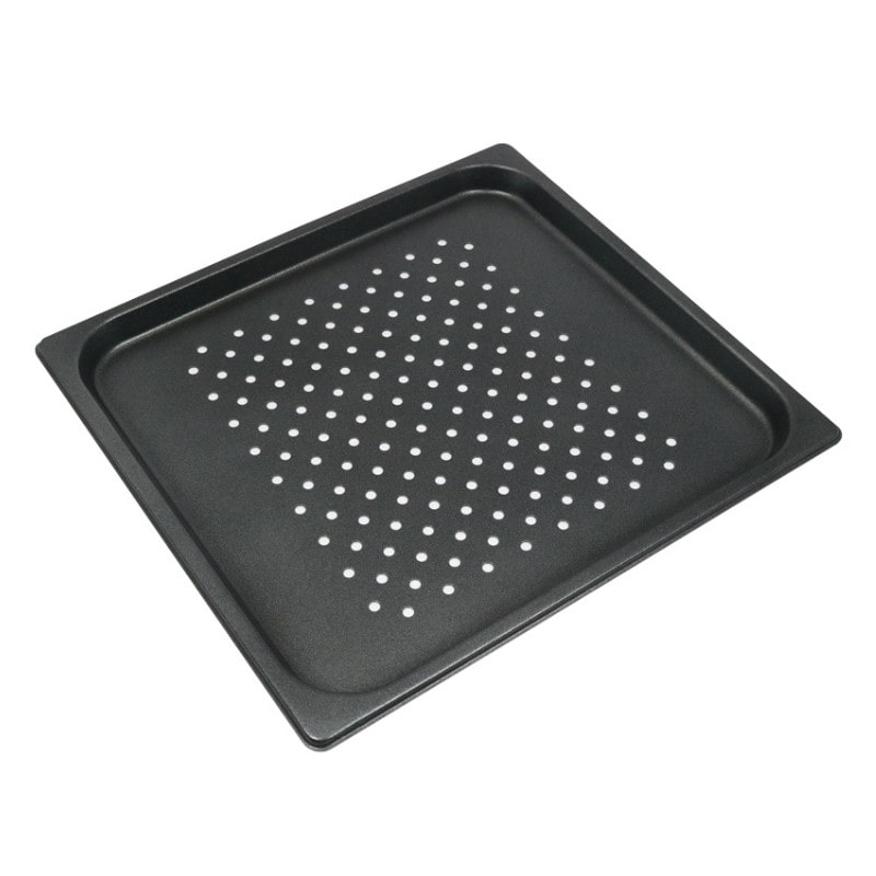 スギコ産業 18-8 スーパーデラックスパン 穴明 ノンスティック加工 2/3 H20mm ST1173-SH-1871E20TP 1個(ご注文単位1個)【直送品】