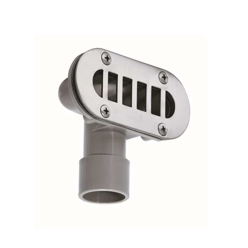 スギコ産業 小判型オーバーフロー 樹脂製 目皿SUS304 TA7031-TO-232P（S） 1個（ご注文単位1個）【直送品】