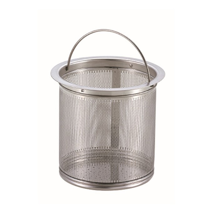 スギコ産業 排水トラップ用中ゴミカゴ ステンレス φ135×H125mm TA1785-TO-194BKS 1個（ご注文単位1個）【直送品】