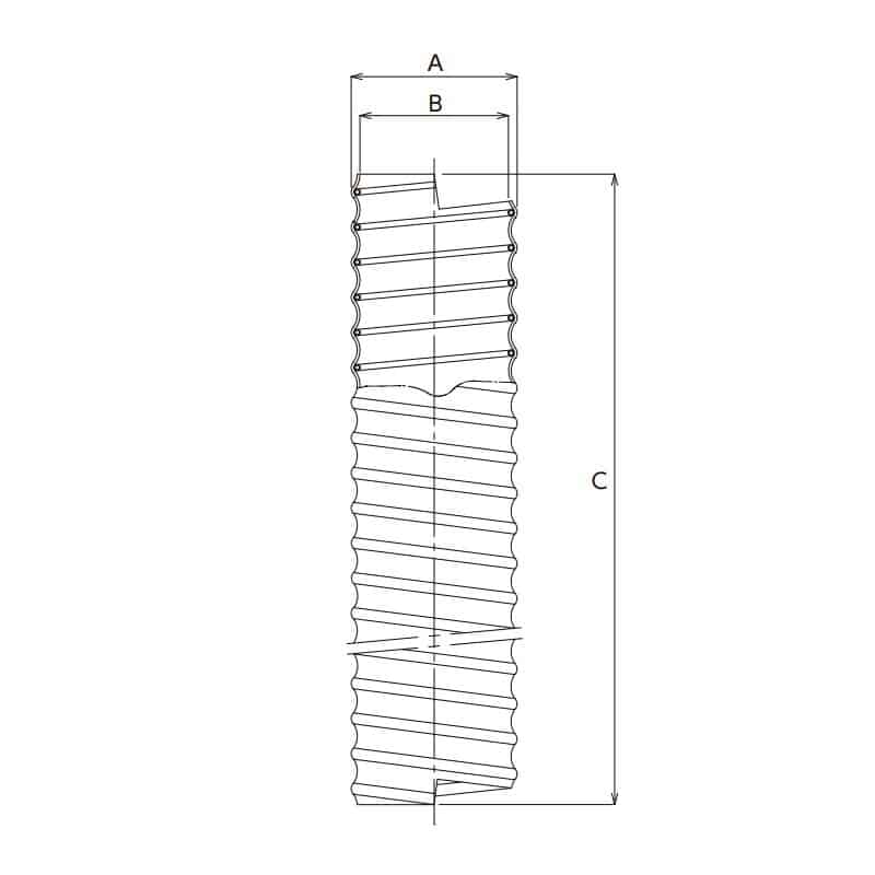 スギコ産業 ジャバラホース 10m φ25mm 10m TA1977-TO-192NK25-10 1個(ご注文単位1個)【直送品】