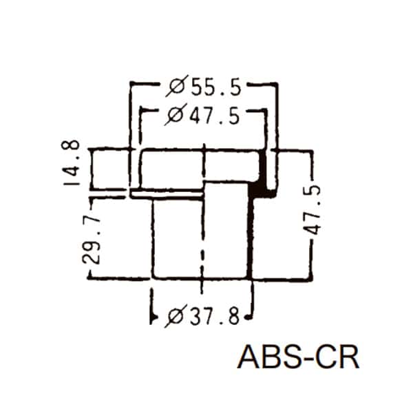 スギコ産業 排水システム ホースインナー パッキン付 PF2インチ TA1987-TO-604-2 1個（ご注文単位1個）【直送品】