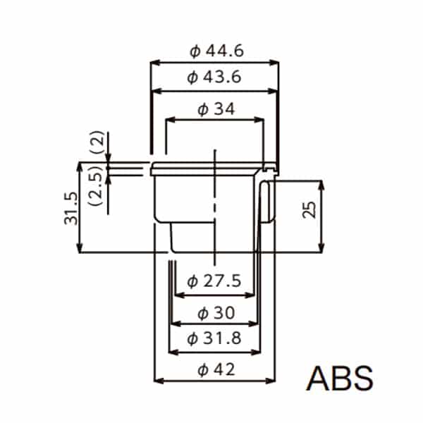 スギコ産業 排水システム ホースインナー 1-1／2インチ TA1989-TO-604-4 1個（ご注文単位1個）【直送品】