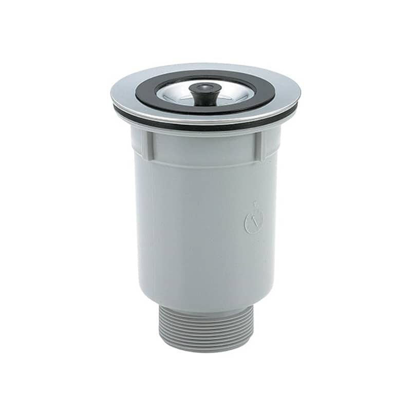 スギコ産業 小型ゴミ収納器付防臭排水トラップ 50A 2インチ AA3675-TO-196LA 1個（ご注文単位1個）【直送品】