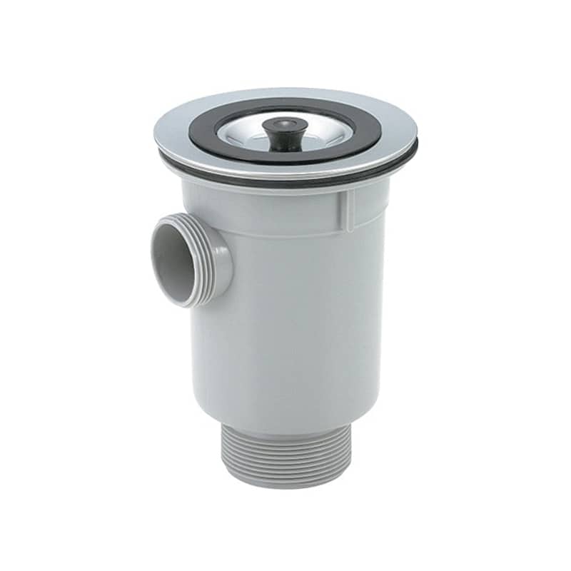 スギコ産業 小型ゴミ収納器付防臭排水トラップ 50A 2インチ AA3678-TO-197NLA 1個（ご注文単位1個）【直送品】