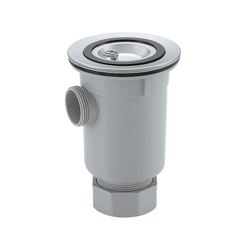 スギコ産業 樹脂製小型ゴミ収納器付 防臭排水トラップ AA3685-TO-197F-L 1個（ご注文単位1個）【直送品】