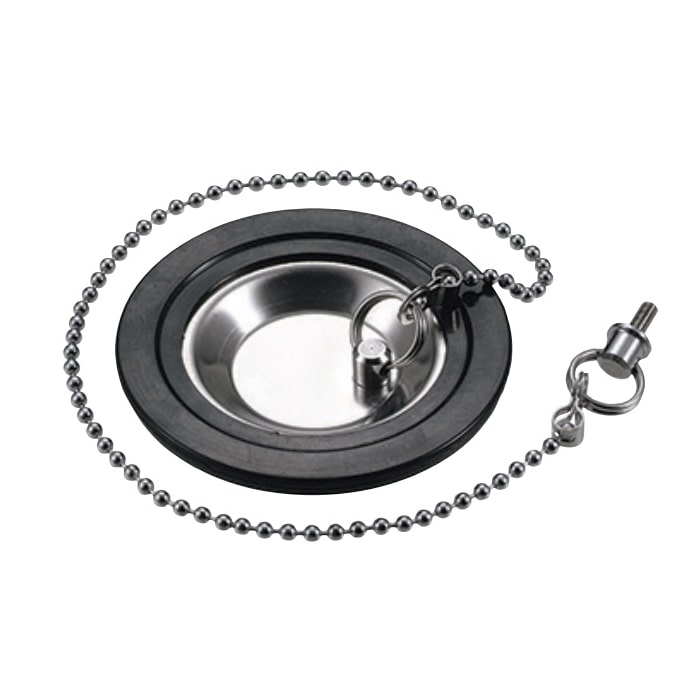 スギコ産業 排水トラップ用D蓋 ボールチェーン付 TA1878-TO-298CD 1個（ご注文単位1個）【直送品】