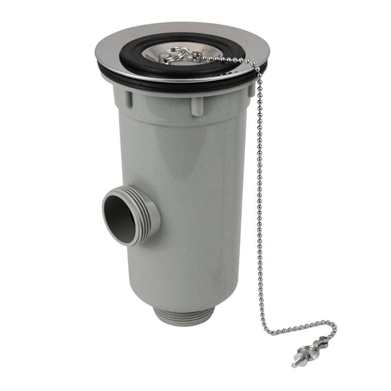 スギコ産業 樹脂製小型排水トラップ 40A D蓋 ポリカゴ オーバーフロー付 TA1872-TO-298NDP 1個（ご注文単位1個）【直送品】