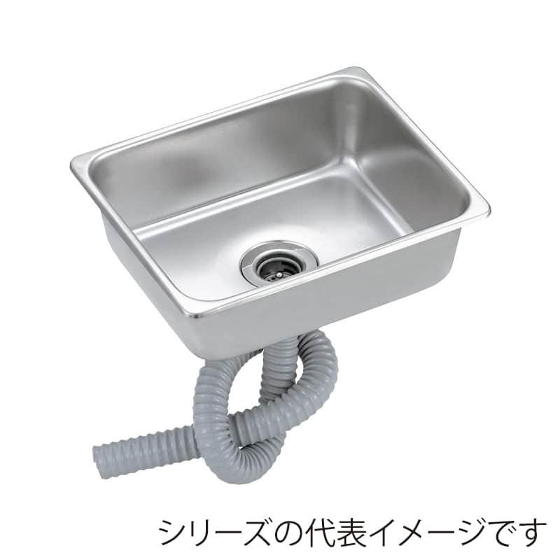 スギコ産業 18-8角型シンクセット SA1966-SH-1506CP-SET 1個（ご注文単位1個）【直送品】