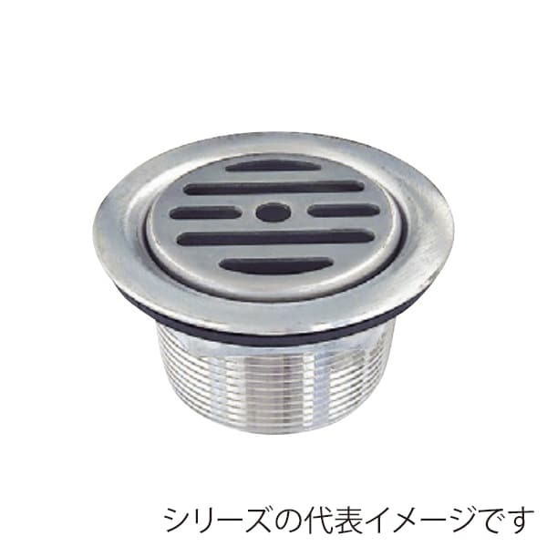 スギコ産業 ステン目皿栓 40A 鉄管用 TA4963-TO-152M-40AT 1個（ご注文単位1個）【直送品】