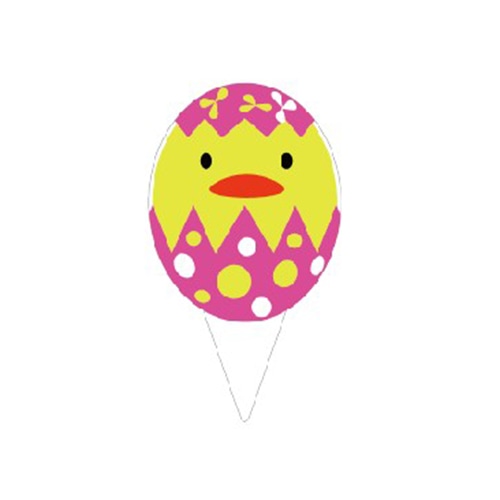 金久 ケーキピック　プチポイント イースター　ひよこEGG PSP-070 100枚/袋（ご注文単位1袋）【直送品】
