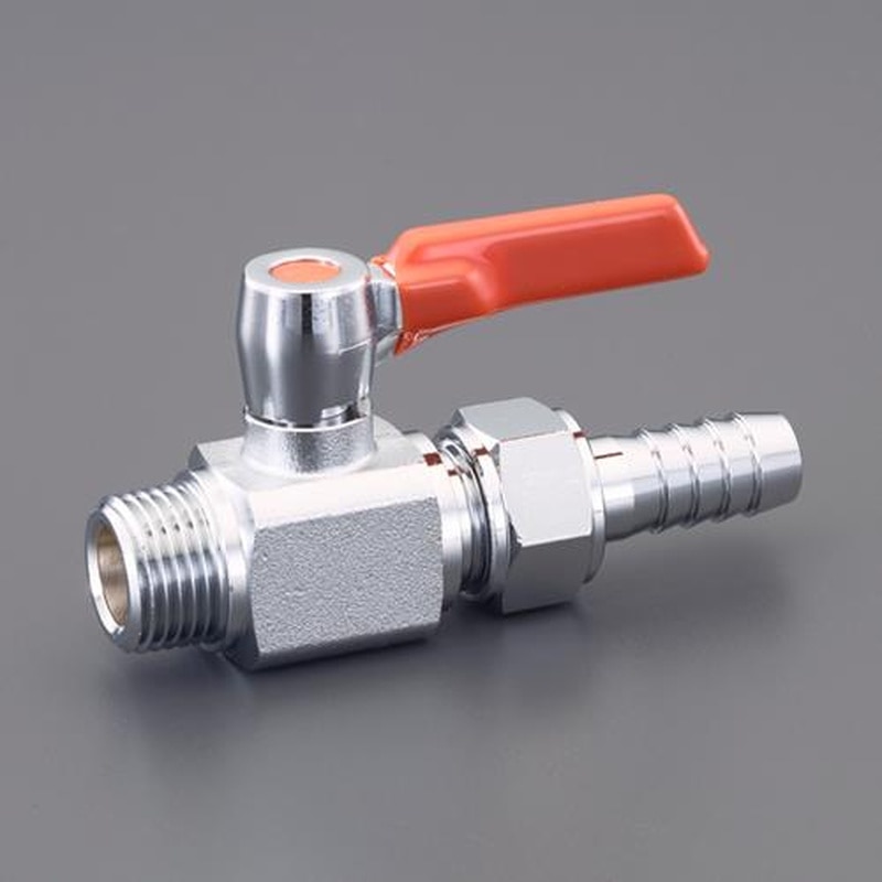 エスコ EA425BY-114 R1/2”x14.0mmボールバルブ(真鍮) 1個(ご注文単位1個)【直送品】