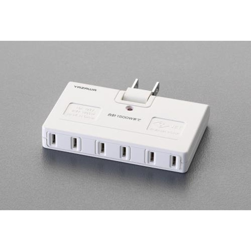 エスコ EA940CD-36A AC125V/15A3口タップ［雷サージ付] 1個（ご注文単位1個）【直送品】