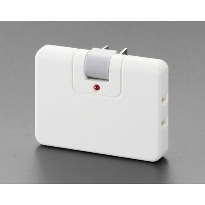 エスコ EA940CD-24A AC125V/15A3口コーナータップ(雷サージ対応) 1個（ご注文単位1個）【直送品】