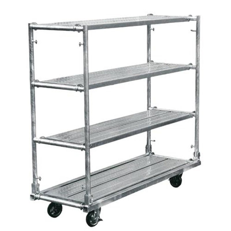 エスコ EA976AM-41 1920x660x1785mm折畳式簡易棚(キャスター付) 1個（ご注文単位1個）【直送品】