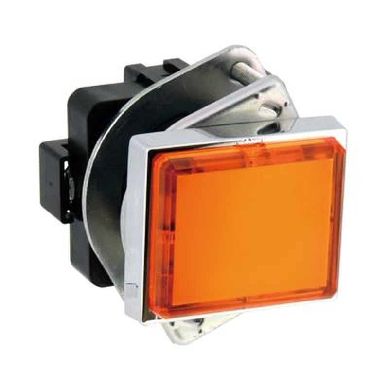 エスコ EA940DB-34A AC/DC24VLED表示燈(角型・橙) 1個(ご注文単位1個)【直送品】