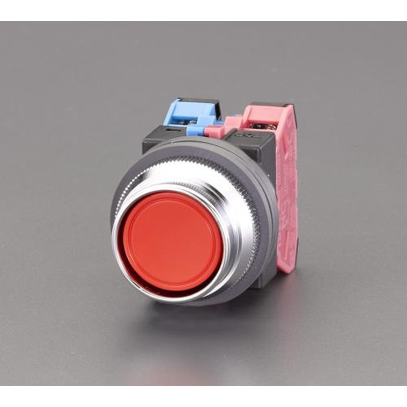 エスコ EA940D-23A 1a-1b/30mm押しボタンスイッチ(突型フルガード/赤) 1個（ご注文単位1個）【直送品】
