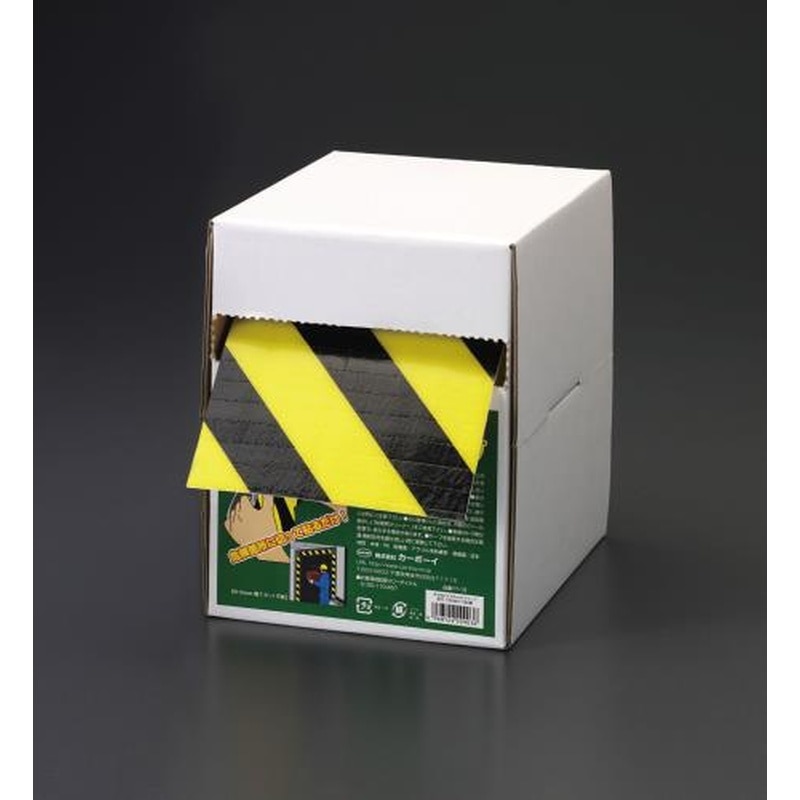 エスコ EA983F-147A 150x3mm/10mトラクッションテープ(黒/黄) 1個（ご注文単位1個）【直送品】