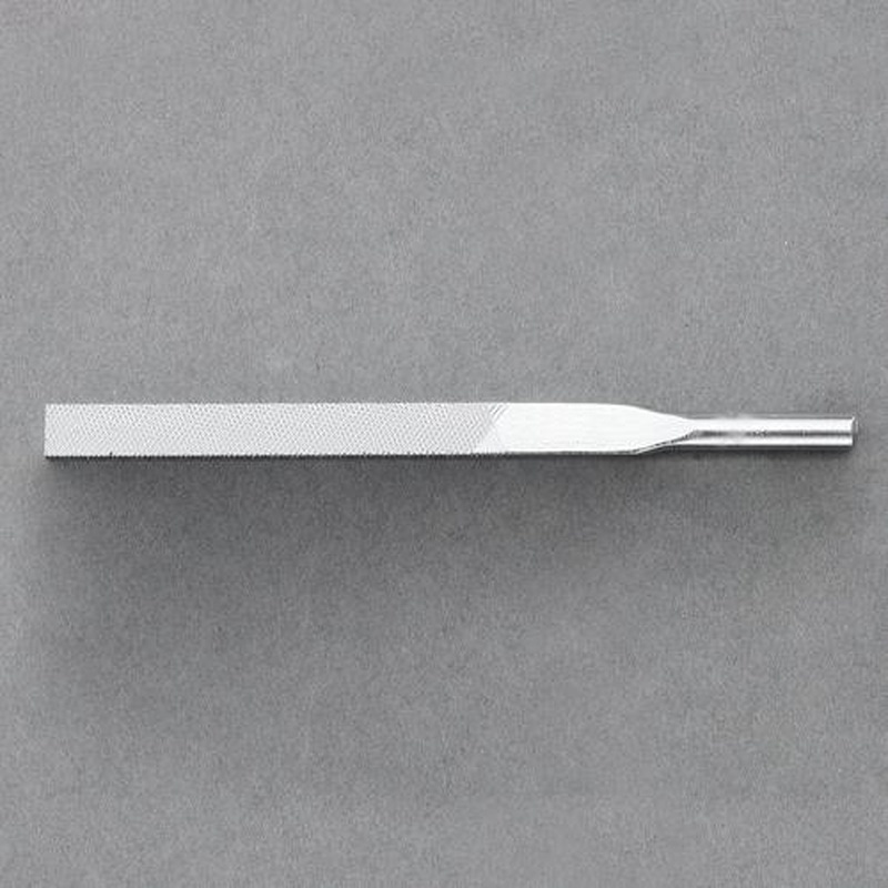 エスコ EA521TF-103 φ5x105mmやすり(クロムコーティング/平/中目) 1個(ご注文単位1個)【直送品】