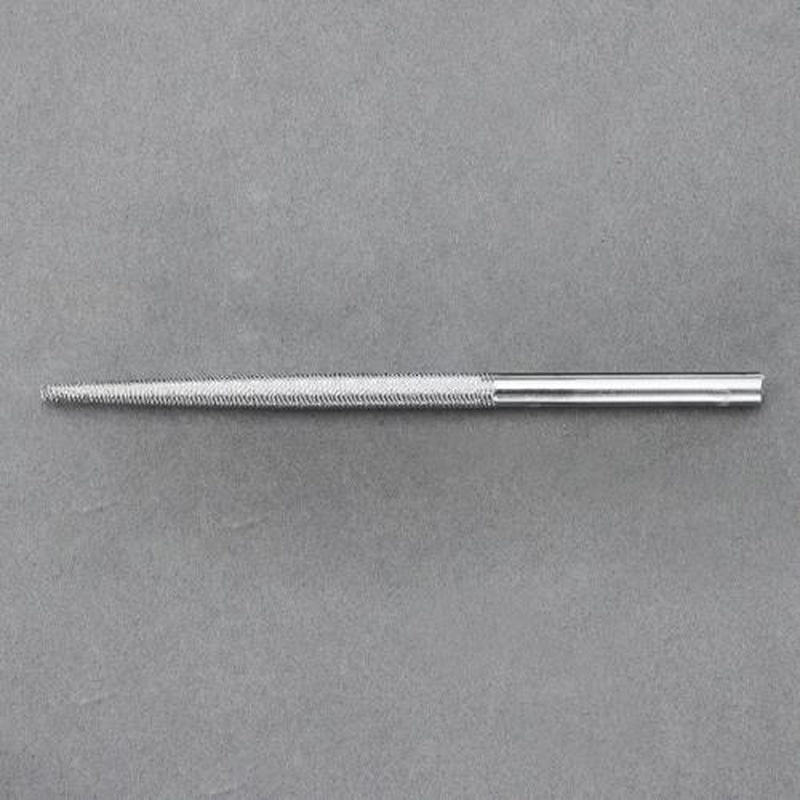 エスコ EA521TF-106 φ5x105mmやすり(クロムコーティング/丸/中目) 1個(ご注文単位1個)【直送品】